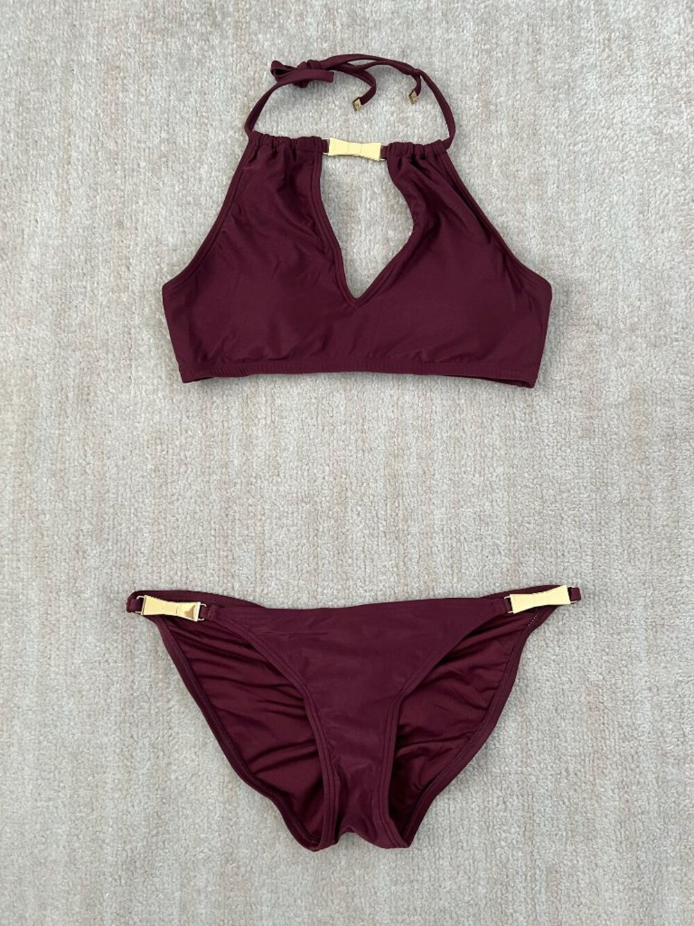 Kate Spade Bikini Halter Swim Set M